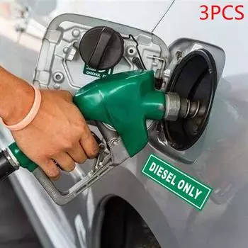 3 шт. наклейка на дизельный бензин для автомобиля с напоминанием о масляном баке, грузовике, тягаче, автомобиле, дизельном топливе, аксессуарах