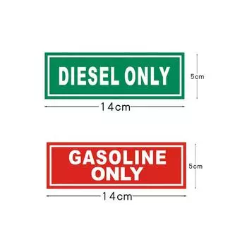 3 шт. наклейка на дизельный бензин для автомобиля с напоминанием о масляном баке, грузовике, тягаче, автомобиле, дизельном топливе, аксессуарах