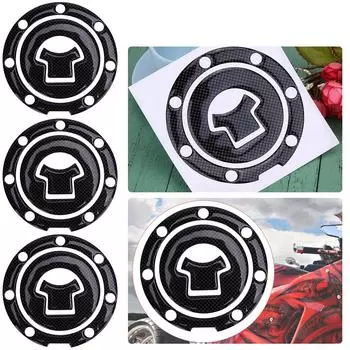 3 шт. Наклейка на крышку топливного бака мотоцикла для Suzuki Yamaha Kawasaki