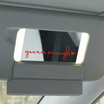 3 шт., наклейки для зеркала заднего вида, достаточно самоклеящиеся, подтверждающие наклейки для салона автомобиля белый