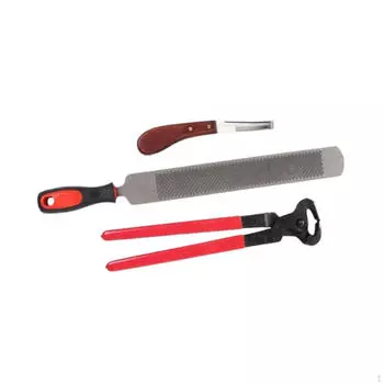 3 шт. Напильник для копыт лошади с ручкой, нож для резки конных принадлежностей