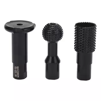 3 шт. насадки для угловой шлифовальной машины M10, вращающиеся сферические заусенцы, шлифовальные долбежные инструменты для полировки древесины Pla
