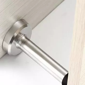 3 шт. Нержавеющая сталь Стопор для двери Противоударный Стопор для двери Настенный Дверной упор Резиновый буфер Стопор