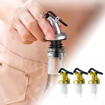 3 шт., носики для розлива спиртных напитков, пробки для кухонных гаджетов, многоразовые масляные пробки