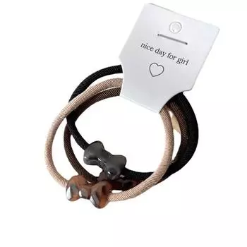 3 шт. новая классическая леопардовая веревка для волос, модная акриловая веревка для волос, завязки для волос, головные уборы, аксессуары для волос для девочек и женщин