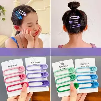 3 шт., новая заколка для волос для девочек, заколка для волос для маленьких детей, милые заколки принцессы, детские головные уборы, заколка, модные аксессуары для волос фиолетовый