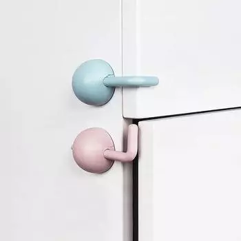 3 шт. новый детский защитный шкафчик, защита дома, замок для двери ящика для детей, антизащемляющие замки для холодильника и шкафа для детей 3pcs синий