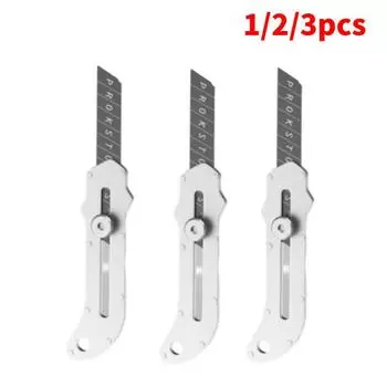 3 шт. Новый нож из нержавеющей стали, стальной держатель для ножа для обоев, прочный, быстрорежущий, ручной замок