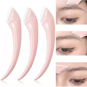 3 шт. нож для подравнивания бровей, лезвие для стрижки бровей, бритва для женщин, эпиляция бровей, удаление волос, инструменты для макияжа