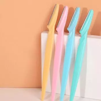 3 шт. нож для стрижки бровей, острый нож для бритья волос, триммер для бровей, косметический инструмент для стрижки бровей