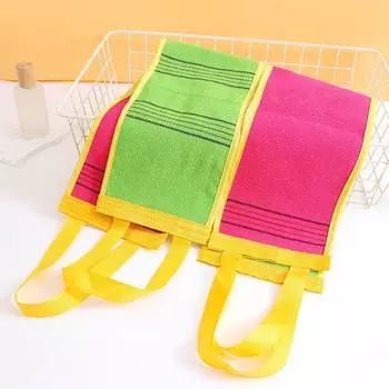 3 шт. очищающий отшелушивающий скраб для спины пилинг массажный душ перчатка для спины скрабирующее полотенце для женщин и мужчин