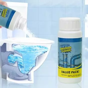 3 шт. очиститель для труб Wild Pipe Unblocker, чистящий порошок для кухонных раковин, умывальников, туалетов, безопасное чистящее средство для сливов 3pcs