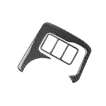 3 шт. отделка панели подстаканника для Nissan 370Z 2009-20 карбоновый кронштейн для чашки декоративная пластина автомобильные аксессуары CHINA