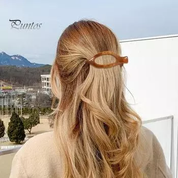 3 шт., овальная плоская заколка для волос, нескользящая, сильная фиксация, французская матовая обувь для женщин и девочек, длинные тонкие толстые зажимы с утиным клювом, заколка, аксессуары для волос на день рождения чёрный