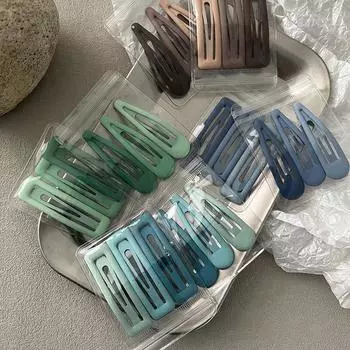 3 шт./пакет, черные заколки для волос, черные универсальные простые заколки с челкой, заколки для волос, фиксированные заколки для волос со звездой любви, укладка на лоб, челка, BB зажим