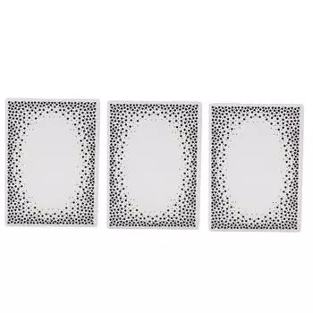 3 шт. папки для тиснения пластиковый материал вогнутые выпуклые текстуры шаблоны для DIY приглашения бумага C