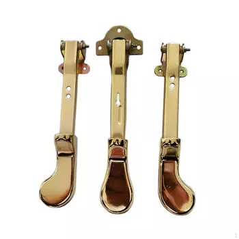 3 шт. Педали для пианино, клавиатура, универсальный ножной переключатель, золотая металлическая педаль сустейна 2 holes