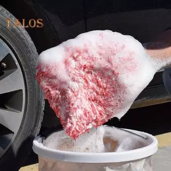 3 шт. перчаток для мытья из микрофибры, безворсовые перчатки для мытья автомобиля, впитывающие перчатки для мытья автомобиля без ополаскивания 3 Pcs