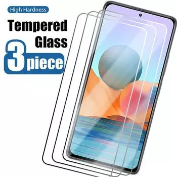 3 шт. переднее закаленное стекло для Redmi Note 8T 11 11S 7 5 Pro Защитная пленка для экрана для Xiaomi Redmi Note 10 9 12 Pro 10S 9S