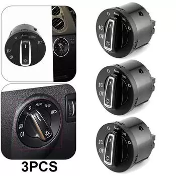 3 шт. Переключатель фар 12 В Модуль датчика света для VW Golf 2004-2013 MK5 MK6 (10pin)