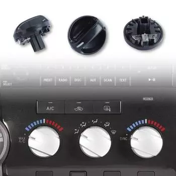 3 шт. переключатель кондиционера автомобильный Стайлинг прочный компактный кондиционер ручка управления нагревом