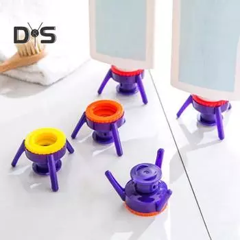 3 шт. перевернутая крышка для бутылки, герметичная, предотвращает отходы, простая в эксплуатации, многоразовая крышка для бутылки для кухонных специй, товары для ванной комнаты 3pcs