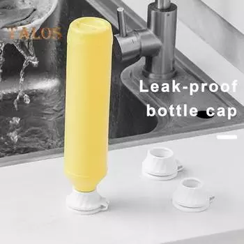 3 шт., перевернутая крышка для бутылки, герметичная TPE, лосьон для ванной комнаты, шампунь, кухонная бутылка для приправ, переворачивающаяся крышка разъема для бутылки, замена крышки серый