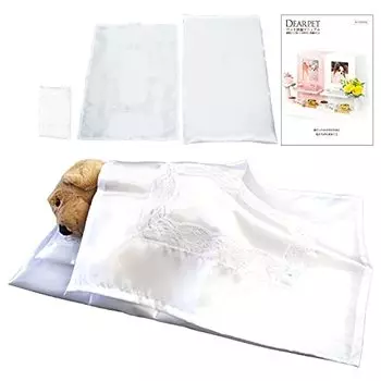 3 шт. Pet Farewell Futon Pet Pet Pet Memorial Angel Small Medium Large Dogs [Amazon Product] Набор, Кремация, Гроб, Товары, Уход, Собаки, Собаки, (Размер L) белый
