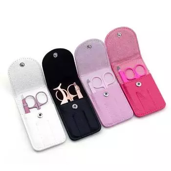 3 шт. пинцеты для удаления волос на бровях, зажимы для ресниц из нержавеющей стали, профессиональные пинцеты для ресниц, набор щипцов для бровей, наконечники для макияжа