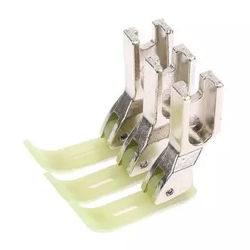 3 шт., пластиковая прижимная лапка для молнии 0,3 см, промышленная одноигольная швейная машина, аксессуары, запасные части, прижимная лапка