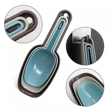 3 шт. Пластиковые лопатки для льда, гаджеты для конфет, десертов, зерна, муки, мерная ложка