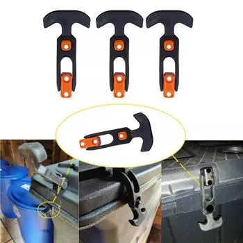 3 шт. Пластиковые защелки для охладителей, сменные защелки для крышек, резиновые пряжки, фурнитура, аксессуары, подходящие для охладителей CHINA