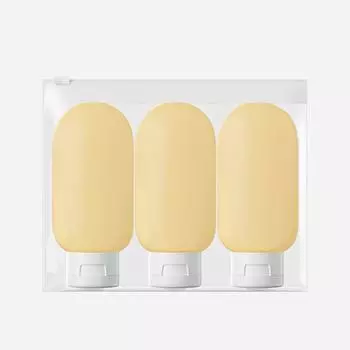 3 шт. Пластиковый мини-пустой контейнер для розлива шампуня, портативная бутылочка для хранения косметики для путешествий D