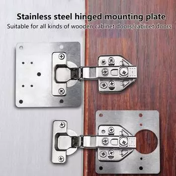 3 шт. пластины для ремонта петель, высокопрочные пористые позиционирующиеся, устойчивые к ржавчине, без деформации, прочные совместимые накладки для ремонта петель для мебели
