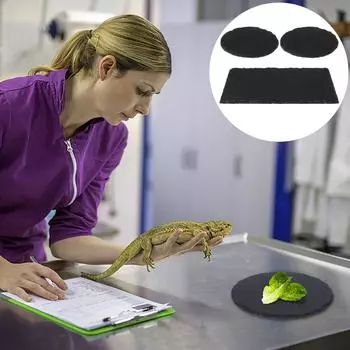 3 шт. Платформа для купания рептилий, черепаховая каменная плита, сланцевая платформа для купания рептилий, миска для кормления, натуральный камень, место для купания и отдыха