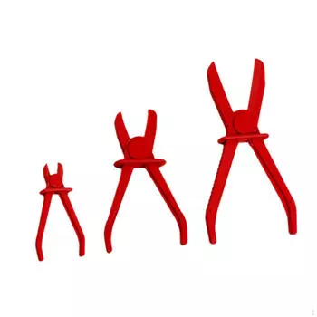3 шт. плоскогубцы для обрезки трубок, плоскогубцы для уплотнения масляных труб, гибкие плоскогубцы для водяного топливного шланга красный