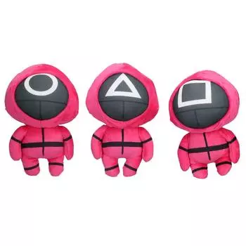 3 шт., плюшевая игрушка в виде рыбки, розовая игрушка в виде рыбки, мягкая кукла, игрушки на Хэллоуин для 3+ детей