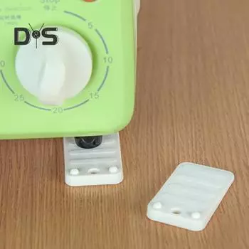 3 шт., подставка для ног стола, противоскользящая текстура, сильная устойчивость к давлению, амортизация, защитная накладка для ног стула, пола, товары для дома белый