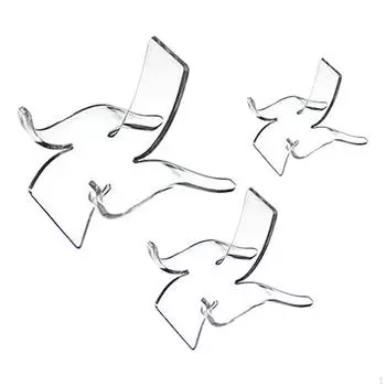 3 шт. Подставки для показа камней, держатели, основания, легкая прозрачная переносная стойка для коллекции, мольберт для