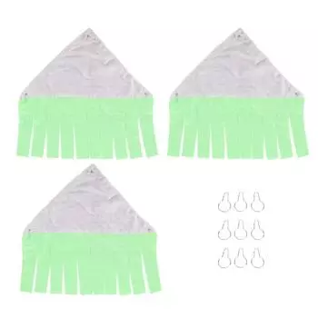 3 шт. Подвесной гамак для маленьких животных, мягкий, удобный, с кисточками, гамак для клетки питомца для морской свинки зелёный