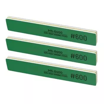 3 шт. Полировальная палочка Шлифовальная палочка для пластиковой модели Металл Дерево Полировка Шлифовальный инструмент Наждачная бумага Шлифовка Полировочная деталь 600