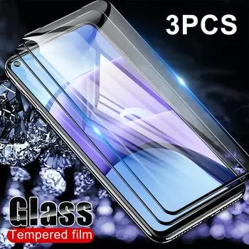 3 шт. полное покрытие из закаленного стекла, защита от царапин и отпечатков пальцев, защита экрана для IPhone Samsung Huawei Honor Xiaomi Redmi OPPO Vivo Infinix iPhone 5 прозрачный