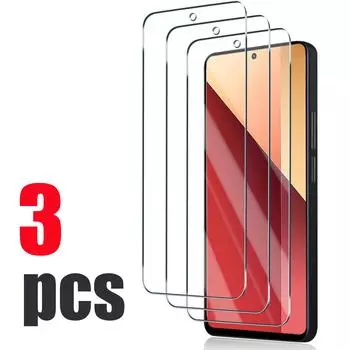 3 шт. полное покрытие из закаленного стекла защитная пленка для экрана для XiaoMi RedMi Note 13 Pro 13C 5G 4G Note13 стекло RedMi 13C белый