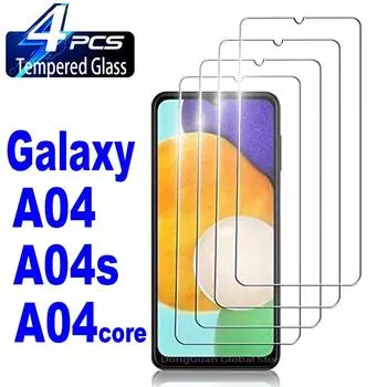 3 шт. полное покрытие закаленное стекло для Samsung Galaxy A04S A04 Core Защитная пленка для экрана