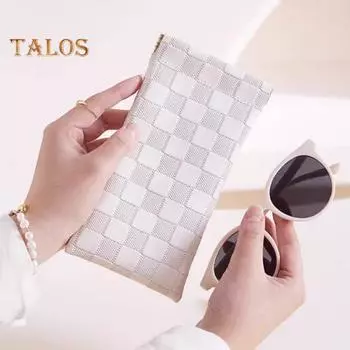 3 шт. портативная сумка для хранения солнцезащитных очков с автоматическим закрытием модная искусственная кожа для близорукости чехол для очков органайзер для кабеля для передачи данных помада для путешествий на открытом воздухе белый