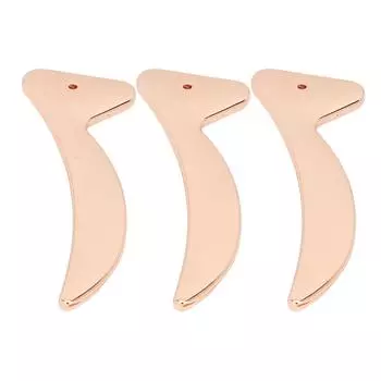 3 шт. портативный спатула для макияжа из сплава для ухода за кожей косметическая ложка для массажа глаз палочка для дома и путешествий