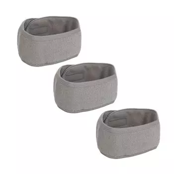 3 шт. повязка на лоб для наращивания ресниц, мягкая, удобная, многофункциональная, полотенце для наращивания ресниц, серая серый