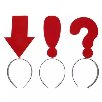 3 шт. Повязки на голову с перьями для маленьких милых новинок, косплей стрелы, пластик [DOITOOL] Повязки на голову, Повязки на голову, Девочки, Головные уборы, Повязки на голову, Шлем,