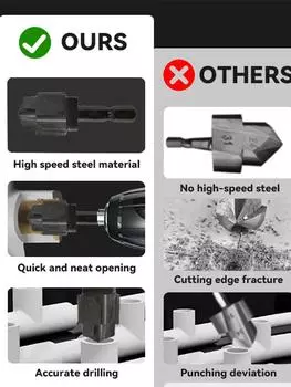 3 шт. PPR подъемное ступенчатое сверло шестигранный хвостовик водопроводный инструмент для соединения труб 20/25/32 для сантехника водопроводный перфоратор сверло