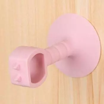3 шт. Присоска типа дверная ручка ударопрочная накладка бампер защитный резиновый стопор перфорированная дверная ручка устойчивая к повреждениям сплошной цвет